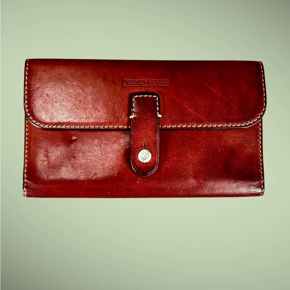 Dooney & Bourke Women’s  Rich Brown Leather Wallet
